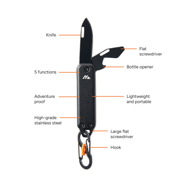 Logotrade corporate gifts photo of: Nordic Drift Adventure keychain tool