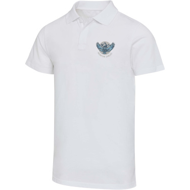 Logo trade promotional merchandise photo of: Graphite 180 g/m² short sleeve unisex OCS organic polo