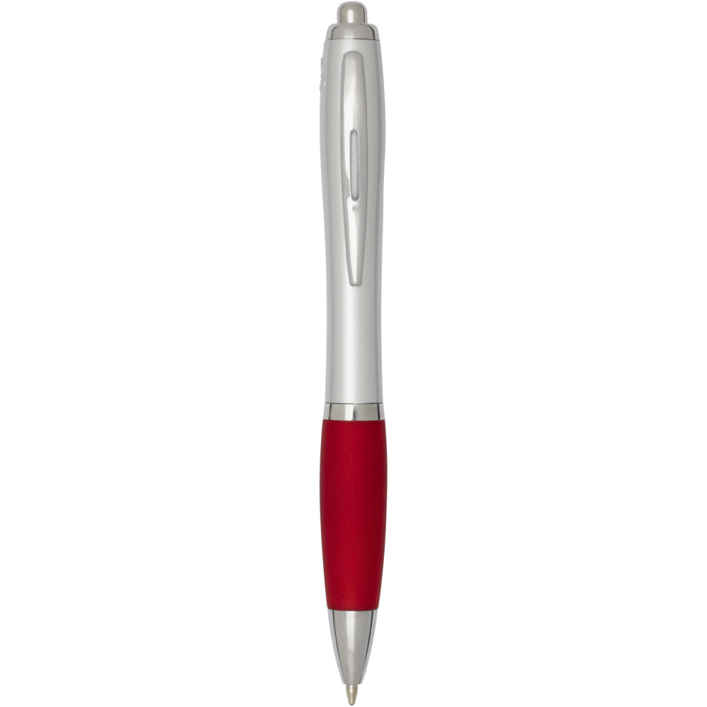 Logo trade promotional merchandise photo of: Nash RCS recycled plastic ballpoint pen