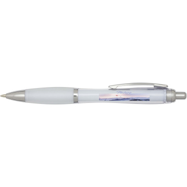 Logo trade corporate gifts picture of: Nash RCS recycled plastic ballpoint pen (blue ink)
