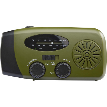 Logo trade corporate gifts picture of: Avior RCS recycled plastic emergency radio