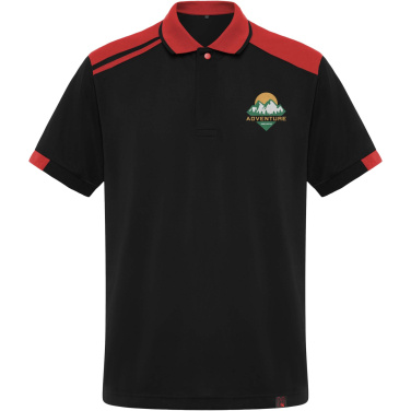 Logo trade promotional giveaways picture of: Samurai 160 g/m2 unisex antibacterial short sleeve polo 