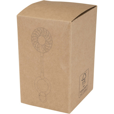 Logo trade promotional gift photo of: Ventio recycled plastic magnetic portable fan