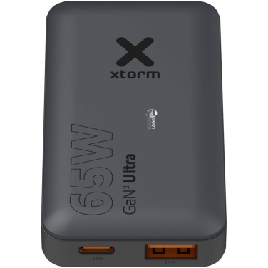 Logotrade business gift image of: Xtorm 65W fast travel charger with cable and travel case set