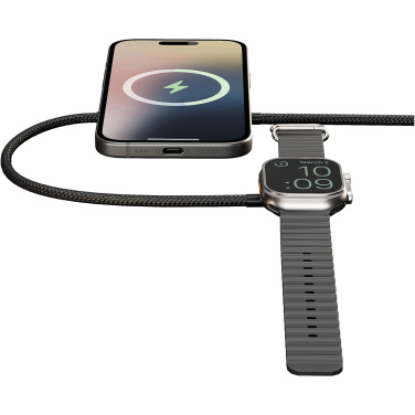 Logotrade advertising products photo of: Zens Pro 2 15W dual charging cable