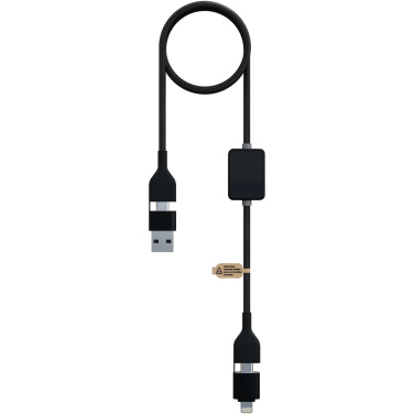 Logo trade business gifts image of: SCX.design C32 60W switch charging cable with light-up logo