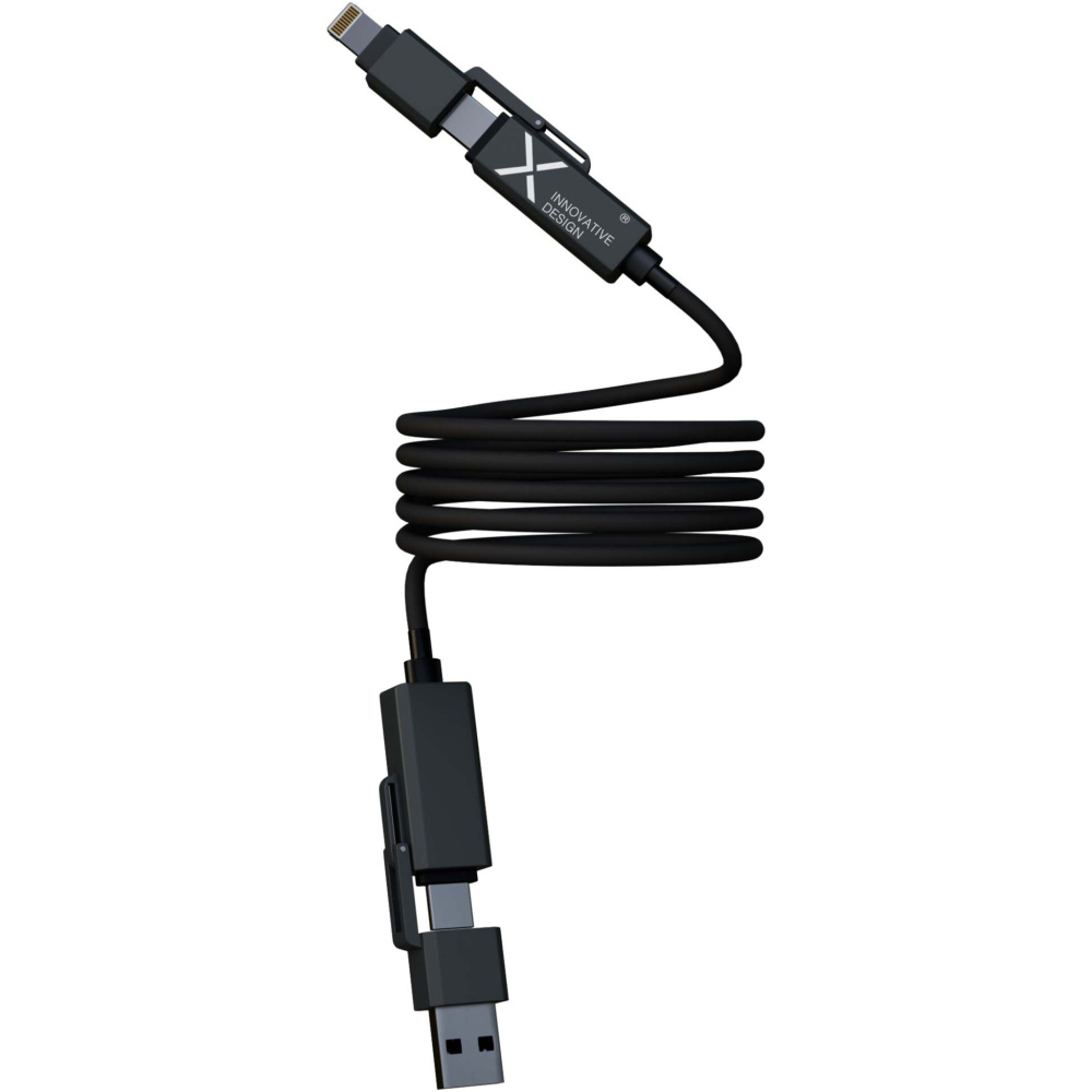 Logo trade promotional merchandise photo of: SCX.design C59 100W magnetic silicone charging cable