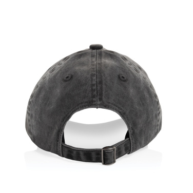 Logo trade promotional merchandise image of: BEAU AWARE™ Washed 6 panel 270gsm cotton twill cap