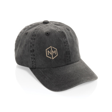 Logotrade promotional giveaways photo of: BEAU AWARE™ Washed 6 panel 270gsm cotton twill cap