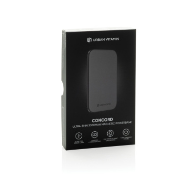 Logotrade corporate gifts photo of: Urban Vitamin Concord RCS Ultra thin 3000mAh powerbank