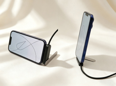 Logotrade promotional gift image of: Aluvia RCS 65W PD Cable with adjustable phone stand