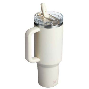 Logo trade promotional merchandise picture of: Stanley Quencher® ProTour 1180 ml recycled stainless steel insulated flip straw tumbler