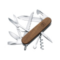 VICTORINOX Pocket Knife Huntsman Wood 13 functions, brown