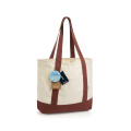 SHOP LOCAL AWARE™ recycled cotton 350gsm Tote bag, red
