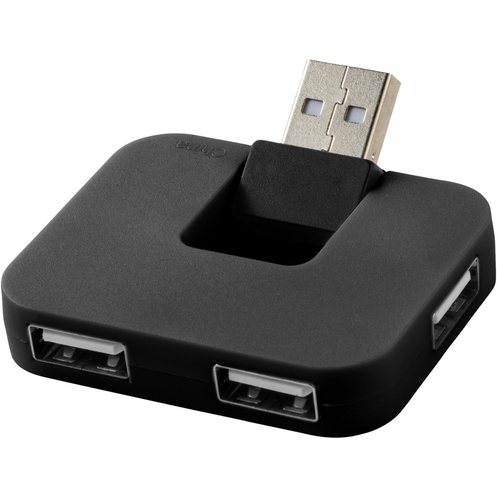 Logo trade reklaamkingituse pilt: Gaia 4-pordiline USB-jaotur