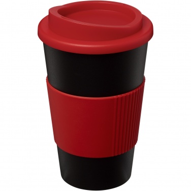 Logotrade ärikingitused pilt: Americano® 350 ml silikoonist võruga kohvitops