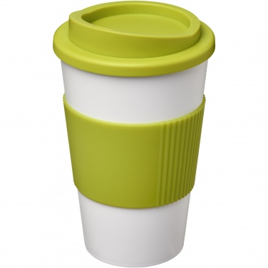 Logotrade ärikingituse foto: Americano® 350 ml silikoonist võruga kohvitops
