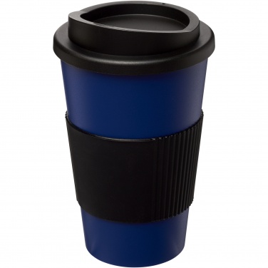 Logo trade firmakingituse pilt: Americano® 350 ml silikoonist võruga kohvitops
