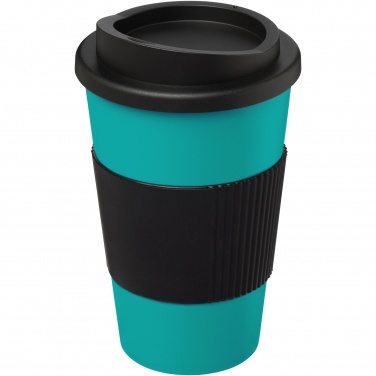 Logo trade ärikingi pilt: Americano® 350 ml silikoonist võruga kohvitops