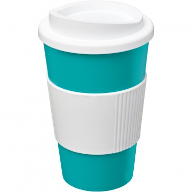 Logo trade reklaamkingitused foto: Americano® 350 ml silikoonist võruga kohvitops