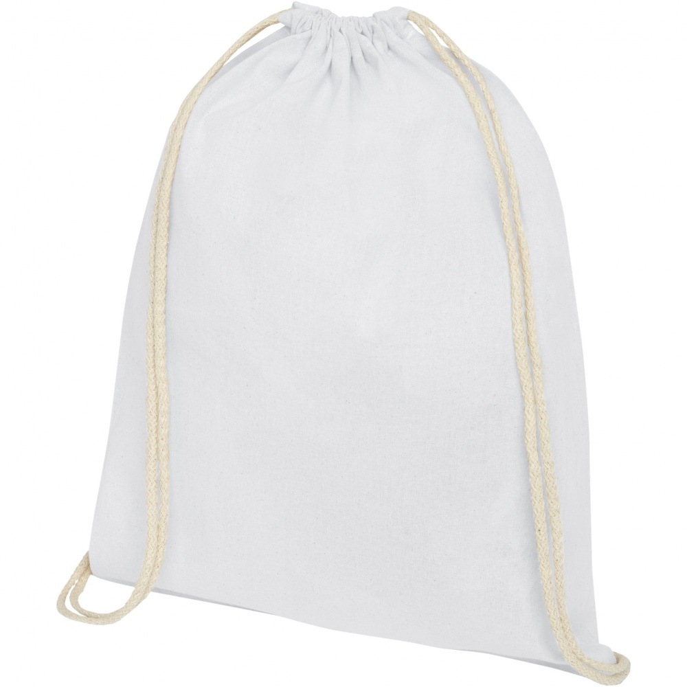Logotrade ärikingid pilt: Oregon 140 g/m² puuvillane pingutusnööriga seljakott 5L