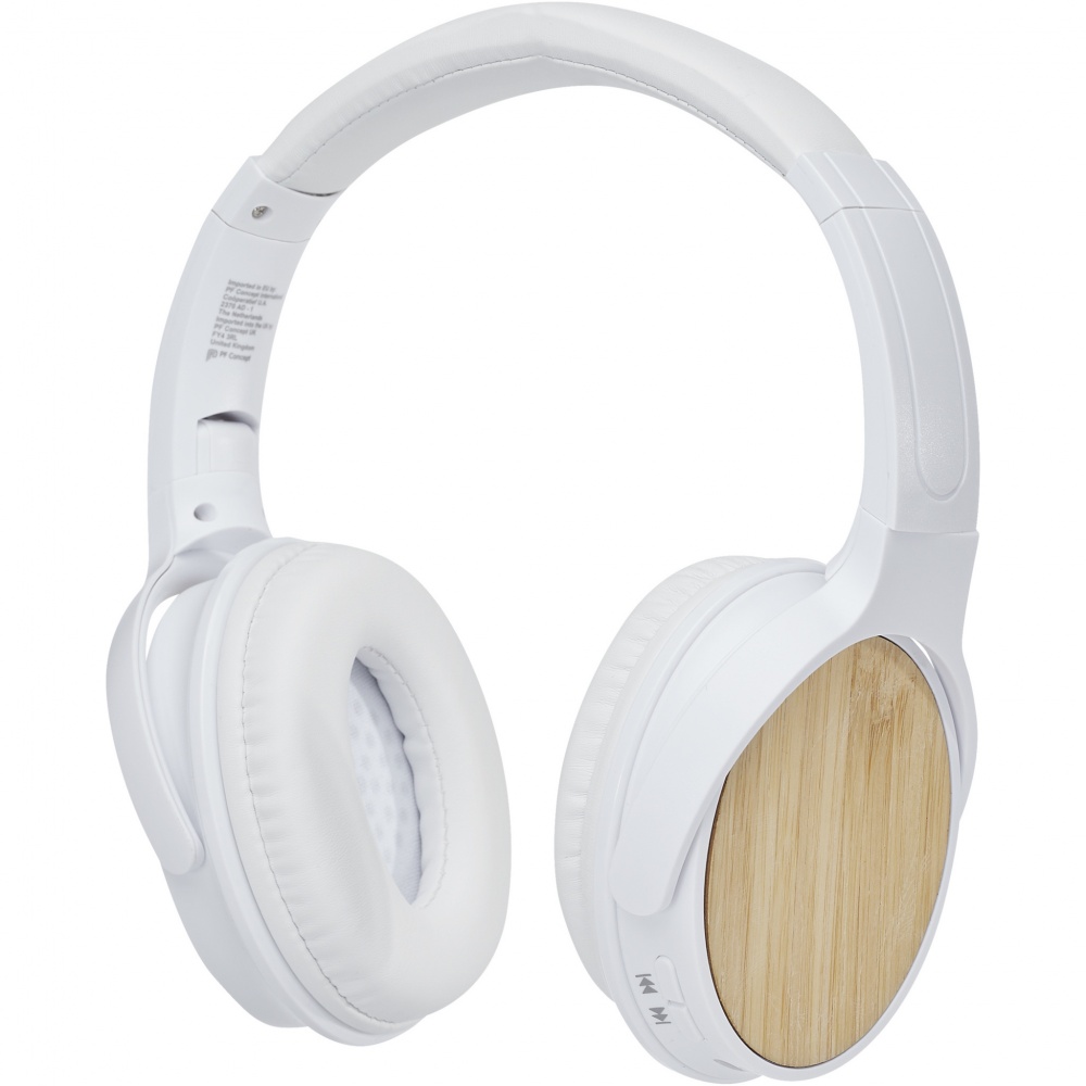 Logo trade ärikingi pilt: Athose bambusest Bluetooth® kõrvaklapid mikrofoniga