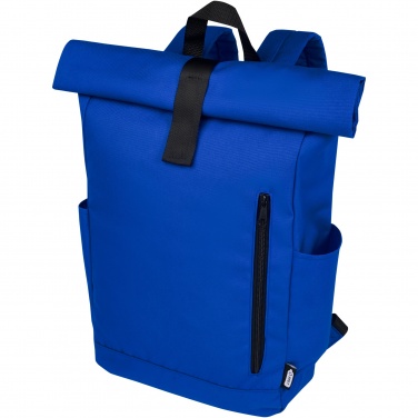 Logo trade reklaamkingituse pilt: Byron 15,6" GRS RPET rull-top seljakott 18L
