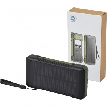 Logotrade reklaamkingi foto: Soldy 10 000 mAh RCS taaskasutatud plastist päikesedünamo jõupank 