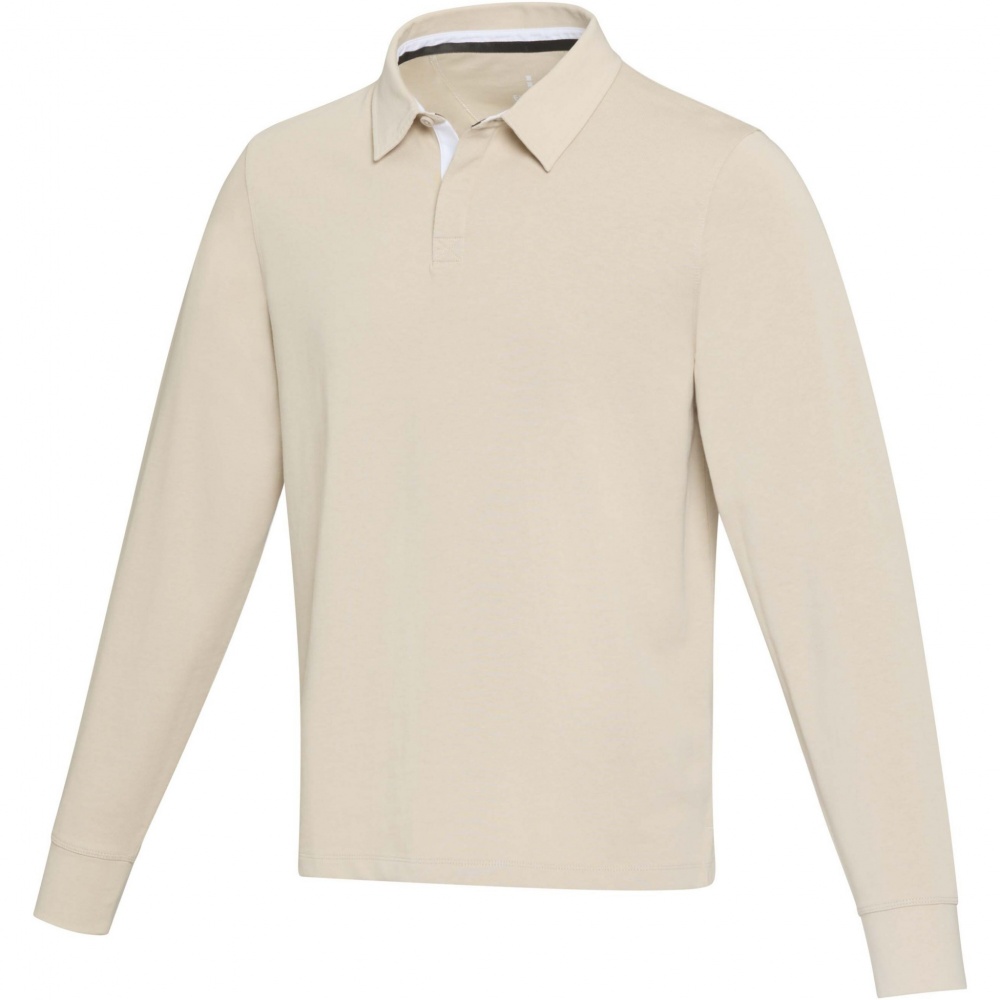 Logotrade meene foto: Clyde unisex orgaaniline ragbi polo dressipluus
