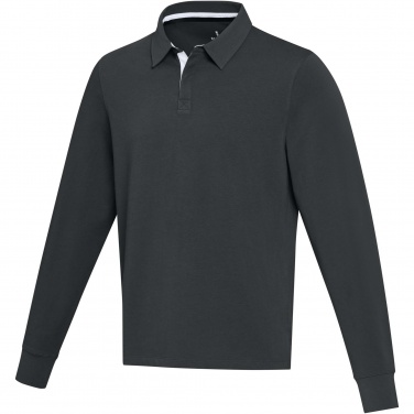 Logotrade reklaamkingitused pilt: Clyde unisex orgaaniline ragbi polo dressipluus