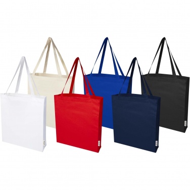Logotrade reklaamtooted pilt: Madras 140 g/m² GRS-i taaskasutatud puuvillast kandekott