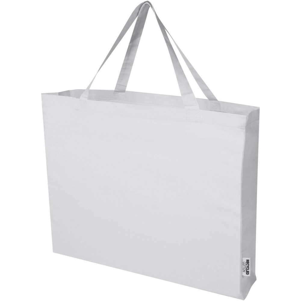 Logotrade firmakingi foto: Odessa 220 g/m² GRS taaskasutatud puuvillast suur kandekott