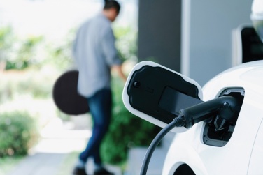 Logo trade reklaamtoote pilt: Volty Aware™ RPET EV-kaabli hoiukott