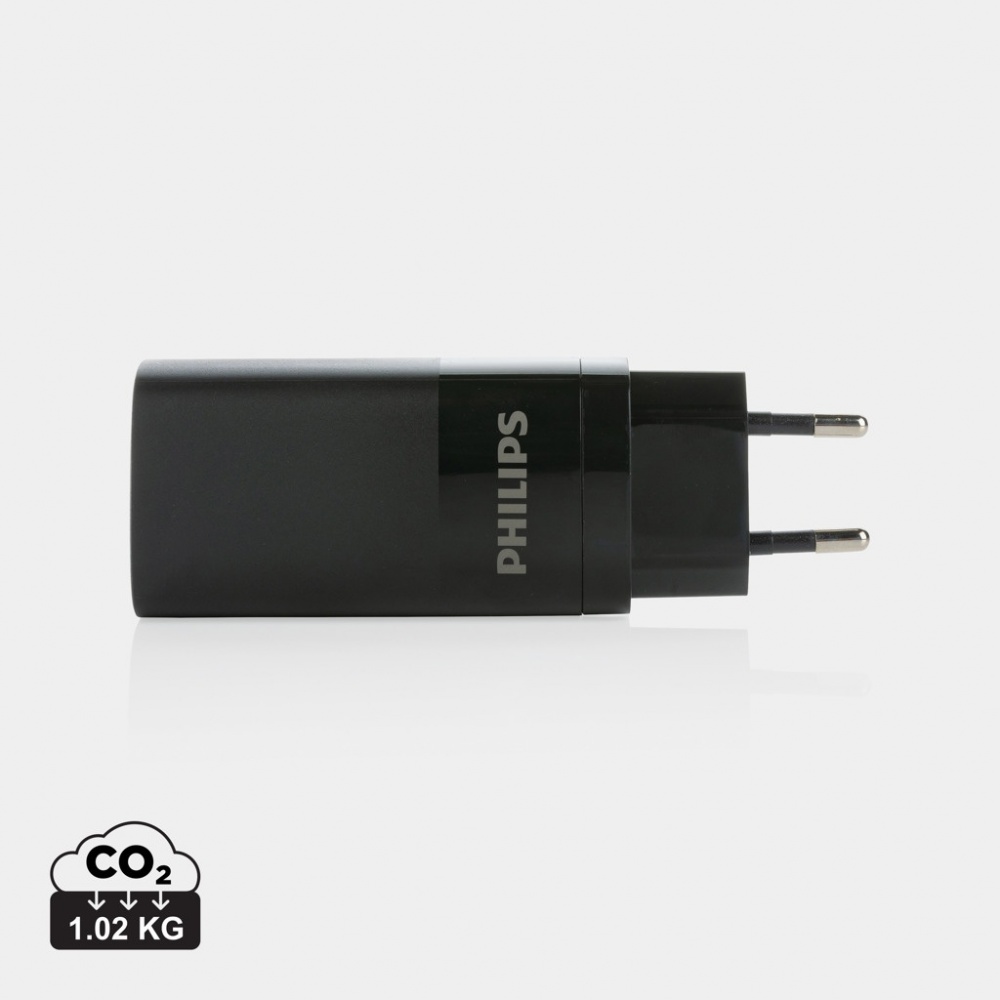 Logo trade firmakingi pilt: Philipsi 65 W ülikiire PD 3-pordiline USB seinalaadija