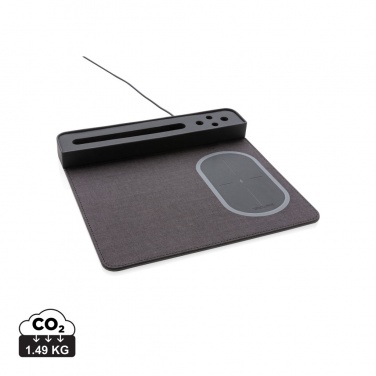 Logo trade meene pilt: Air hiirematt 5W juhtmevaba laadimise ja USB-ga