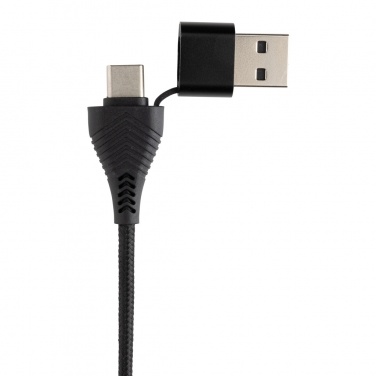 Logotrade ärikingi foto: Link RCS-i taaskasutatud plastist ja bambusest kahe sisendiga USB-jaotur
