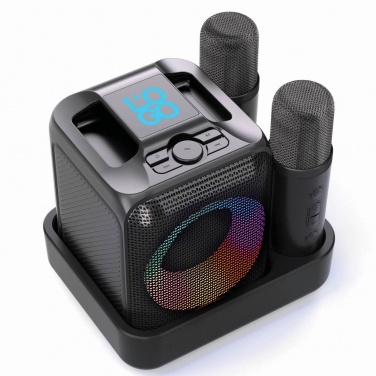 Logotrade ärikingi foto: Singvibe RCS taaskasutatud plastikust karaokekomplekt topeltmikrofoniga