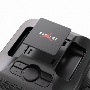 Logotrade reklaamtooted pilt: Singvibe RCS taaskasutatud plastikust karaokekomplekt topeltmikrofoniga