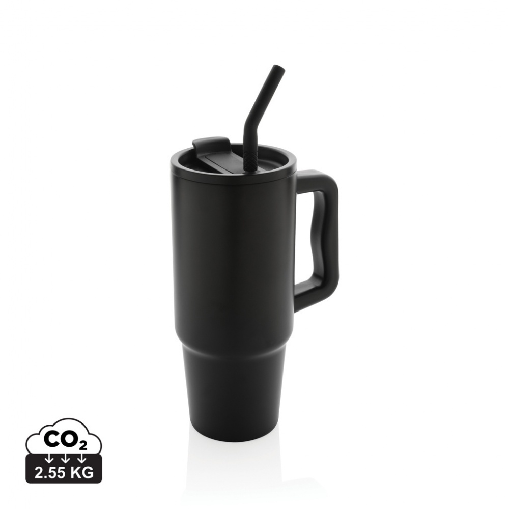 Logo trade reklaamkingitused foto: Embrace deluxe roostevabast terasest termoskruus, 900 ml