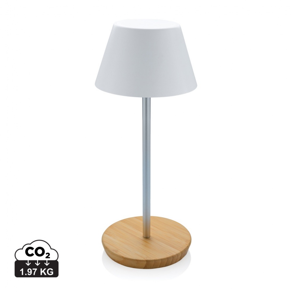 Logo trade firmakingituse pilt: Pure Glow RCS usb-taaslaetav taaskasutatud plastikust laualamp