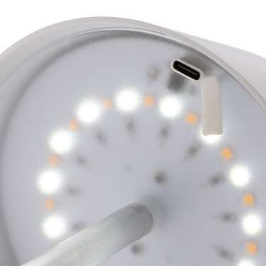 Logotrade reklaamkingituse foto: Pure Glow RCS usb-taaslaetav taaskasutatud plastikust laualamp