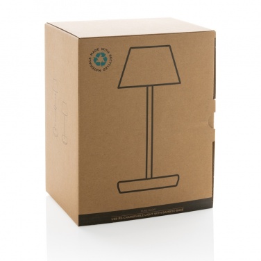 Logotrade reklaamkingitused pilt: Pure Glow RCS usb-taaslaetav taaskasutatud plastikust laualamp
