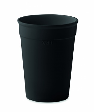 Logo trade ärikingid foto: Taaskasutatud plastikust tass, 250 ml