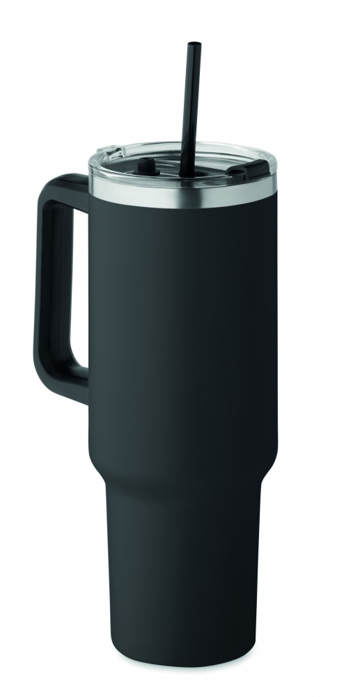 Logotrade firmakingituse foto: Suur roostevabast terasest termoskruus, 1200 ml