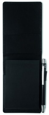 Logotrade firmakingituse foto: A7 märkmik PU-kotis koos pliiatsiga