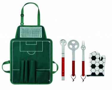 Logotrade reklaamkingid pilt: Jalgpalliteemaline BBQ komplekt