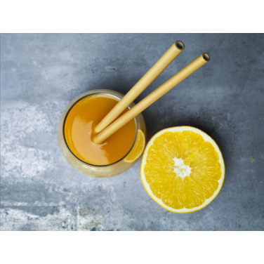 Logotrade reklaamkingid pilt: ECO Bamboe Straw Komplekt bambusest kõrred