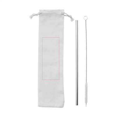 Logo trade reklaamkingid foto: Korduvkasutatav ECO Straw Set roostevabast terasest joogikõrs