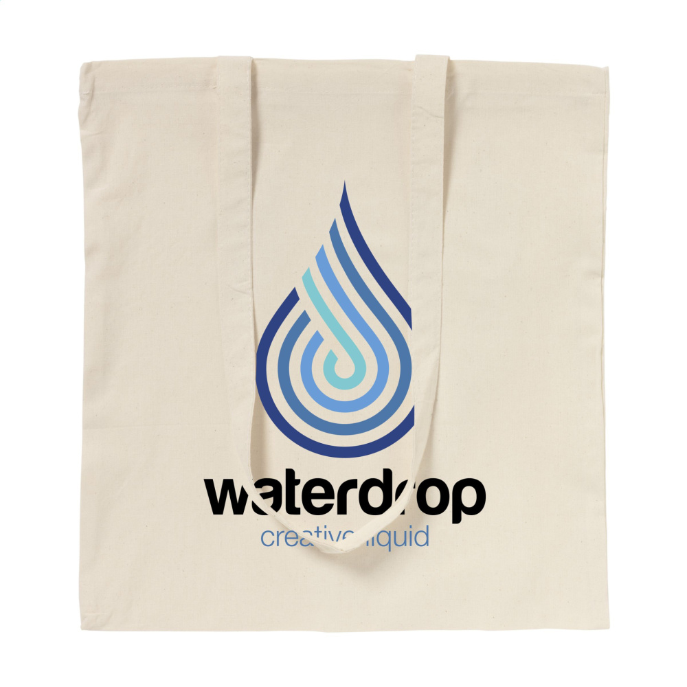 Logo trade reklaamkingid foto: ShoppyBag (135g/m²) pikkade sangadega puuvillane kott