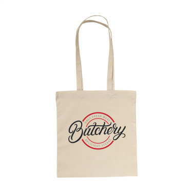 Logotrade firmakingituse foto: ShoppyBag (100 g/m²) pikkade sangadega puuvillane kott